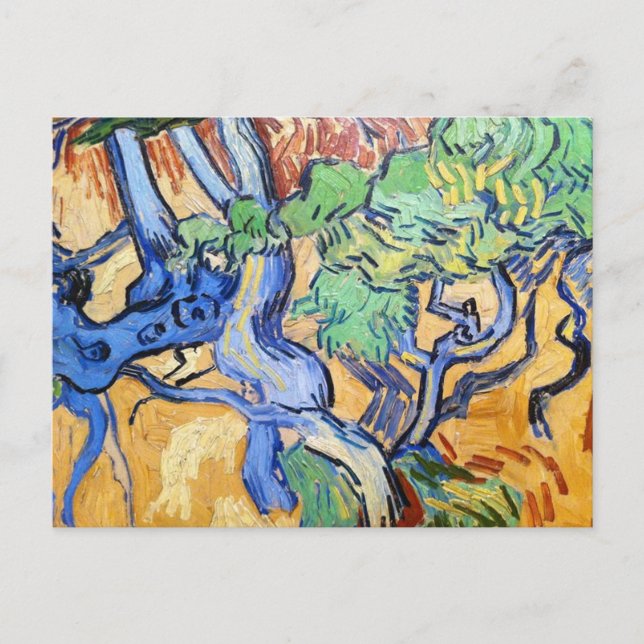 Carte Postale Arbre Racines Vincent van Gogh (Devant)