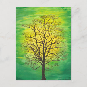 Carte postale - Arbre verte