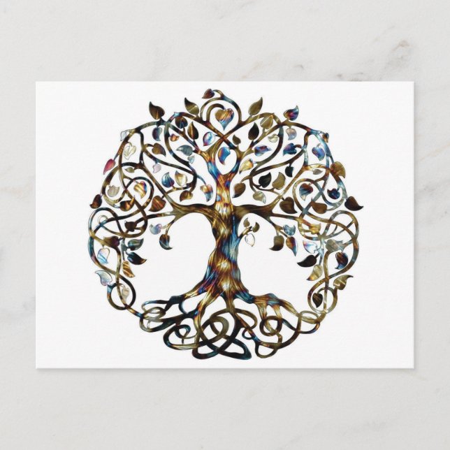 Carte Postale Arbre vivant (Devant)