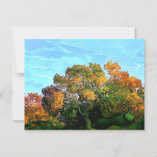 CARTE POSTALE ARBRES D'AUTOMNE