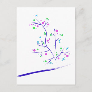 Carte Postale Arbres de ce bonheur