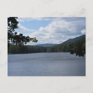 Carte Postale arbres de lac de la Pennsylvanie de parc d'état