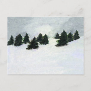 Carte Postale Arbres d'hiver