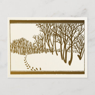 Carte Postale Arbres d'hiver