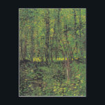 Carte Postale Arbres et sous-bois par Van Gogh<br><div class="desc">Vincent Van Gogh Série de peinture paysagère - Arbres et sous-bois</div>