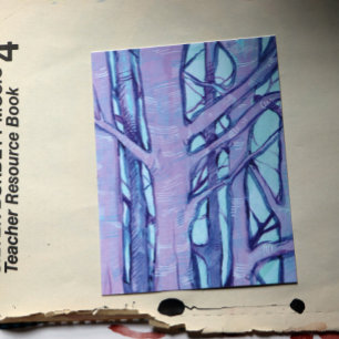 Carte Postale Arbres froids d'hiver