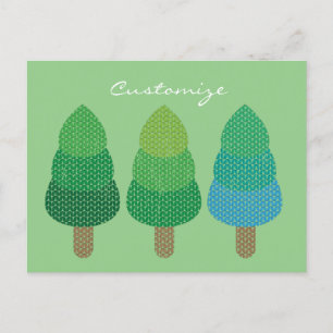 Carte Postale Arbres verts boisés Thunder_Cove