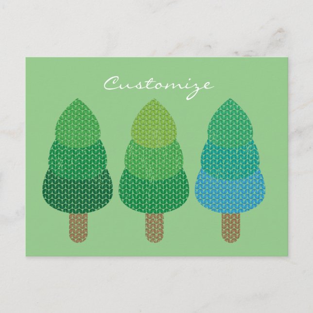 Carte Postale Arbres verts boisés Thunder_Cove (Devant)