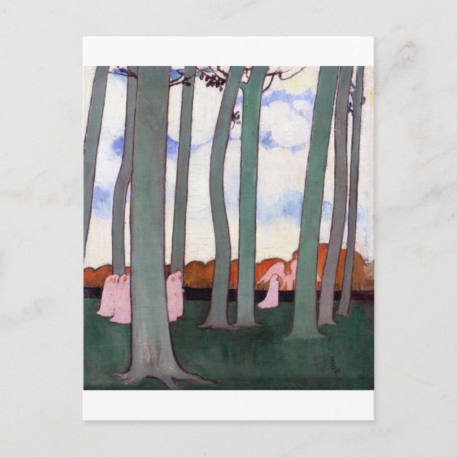 Carte Postale Arbres verts, Maurice Denis (Devant)