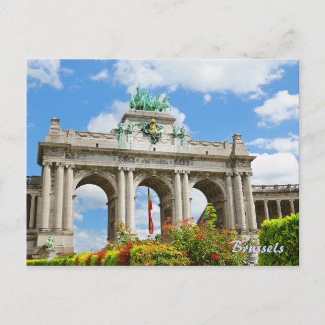 Carte Postale Arc de Triomphe dans le Parc du Cinquantenaire à B (Devant)