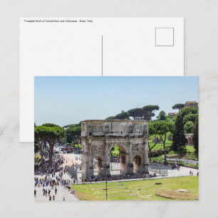 Carte Postale Arc de triomphe de Constantin - Rome, Italie