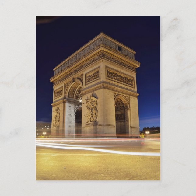 Carte Postale Arc de Triomphe de l'Étoile à Paris (Devant)
