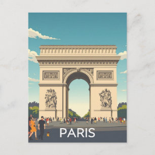 Carte Postale Arc de Triomphe de Paris