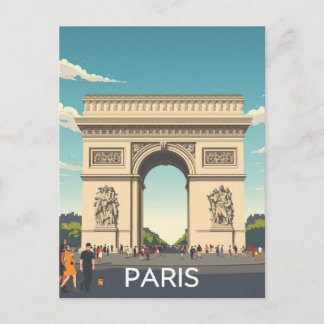 Carte Postale Arc de Triomphe de Paris