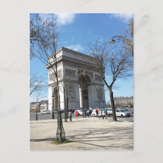 Carte Postale Arc de Triomphe, Paris, France (Devant)