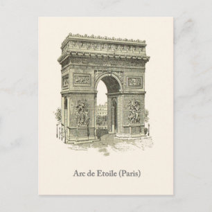 Carte Postale Arc de Triumphe, Paris, Etoile