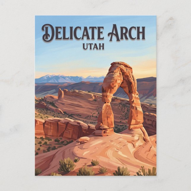 Carte Postale Arc délicat Moab Utah (Devant)