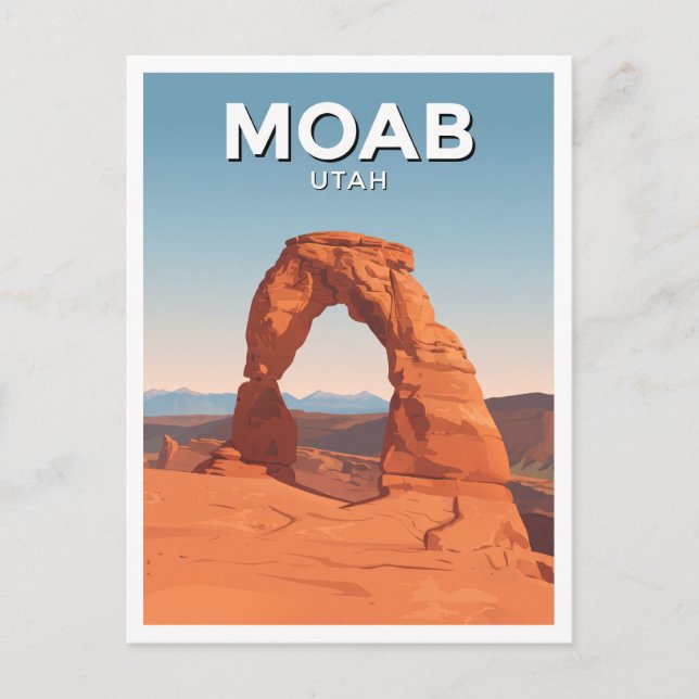 Carte Postale Arc délicat Moab Utah (Devant)