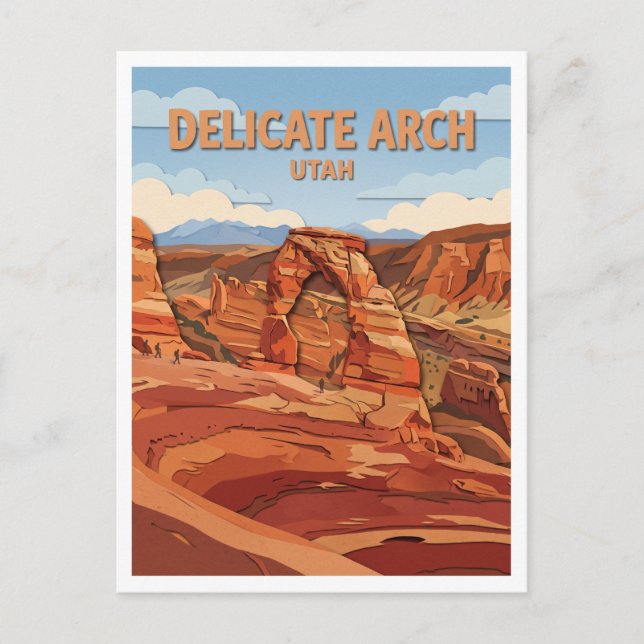 Carte Postale Arc délicat Moab Utah (Devant)