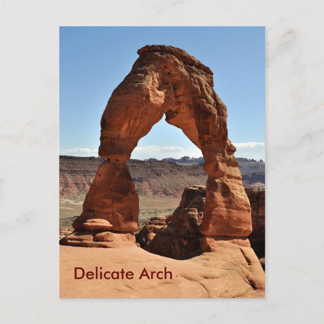 Carte Postale Arc délicat - Parc national des Arches (Devant)