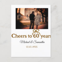 Arc doré pour 60 ans de mariage 