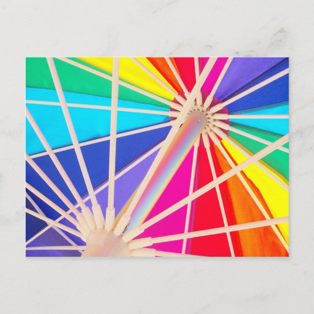 Carte Postale Arc-en-ciel (Devant)