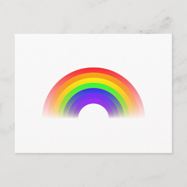 Carte Postale Arc-en-ciel (Devant)