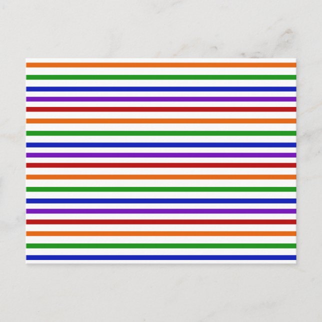 Carte Postale Arc-en-ciel (Devant)