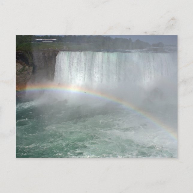 Carte Postale Arc En Ciel À L'Automne Du Niagara (Devant)