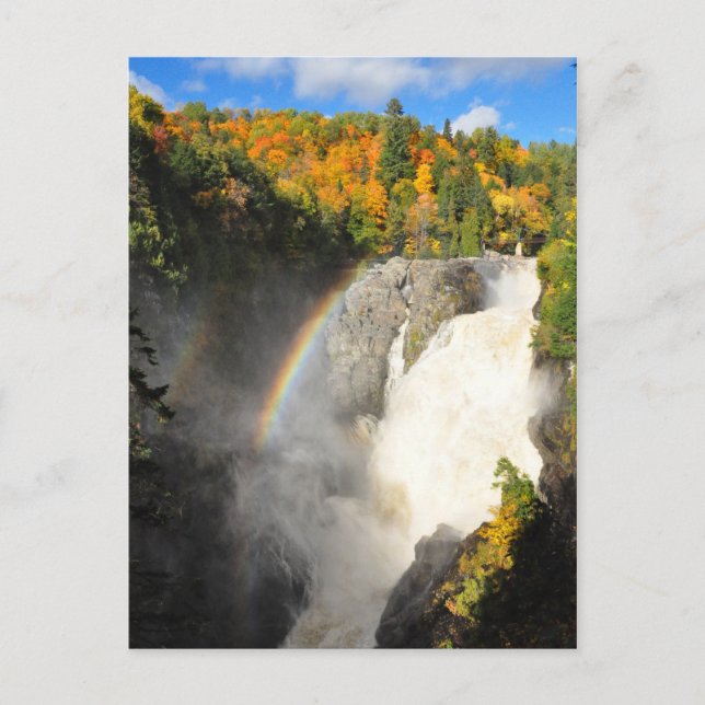 Carte postale arc-en-ciel Canyon Sainte-Anne (Devant)