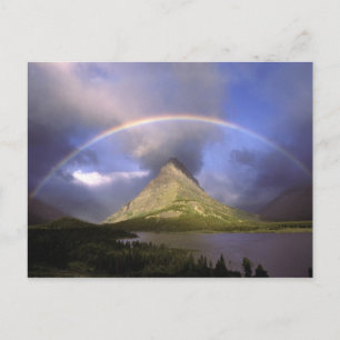 Carte Postale Arc-en-ciel complet et ciel orageux sur Grinnell