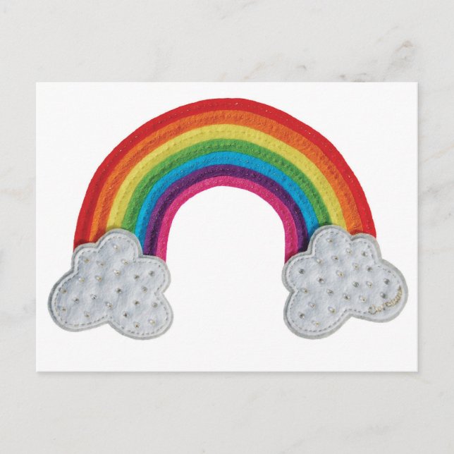 Carte Postale Arc-en-ciel de Claraluna - une conception de (Devant)