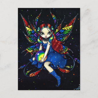 Carte postale "Arc-en-ciel de minuit"
