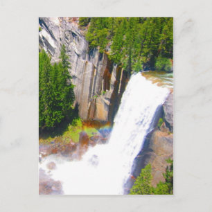 Carte Postale arc-en-ciel de Yosemite falls