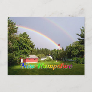 Carte Postale Arc-en-ciel du New Hampshire