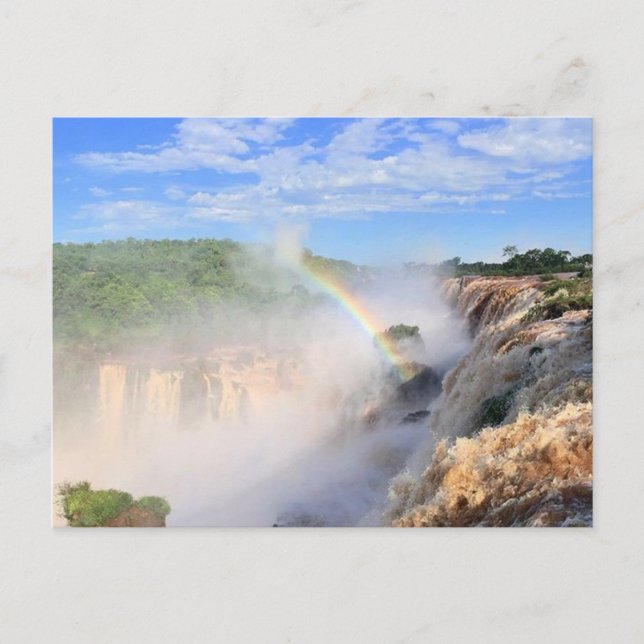 Carte Postale arc-en-ciel iguazu (Devant)