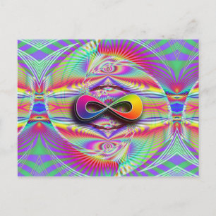 Carte Postale Arc en ciel infini