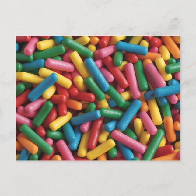 Carte Postale Arc-en-ciel Sprinkle (Devant)