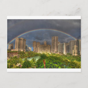 Carte Postale Arc en ciel sur Hawaii
