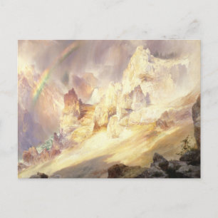 Carte Postale Arc en ciel sur le Grand Canyon Yellowstone par Mo