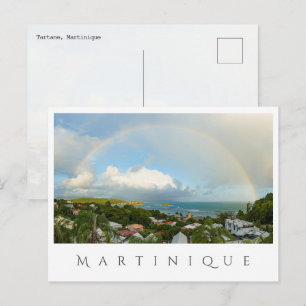 Carte Postale Arc-en-ciel sur Tartane, voyage en Martinique