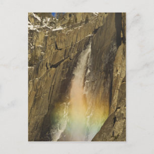 Carte Postale Arc-en-ciel sur Upper Yosemite Falls dans le Yosem