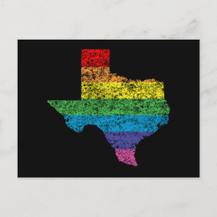 Carte Postale arc-en-ciel texan