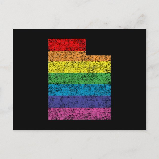 Carte Postale arc-en-ciel utah (Devant)