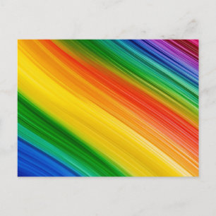 Carte Postale Arc-en-ciel vibrant de couleurs
