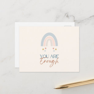 Carte Postale Arc-en-ciel Vous Êtes Assez Aquarelle Terre