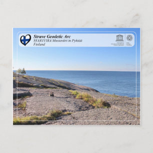 Carte Postale Arc géodésique Struve UNESCO - SVARTVIRA Mustaviir