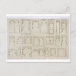 Carte Postale Arc islamique et mauresque design pour balcons, wi