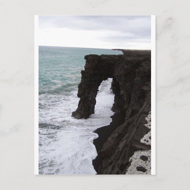 Carte Postale Arc marin de Holei Hilo Big Island Hawaii (Devant)