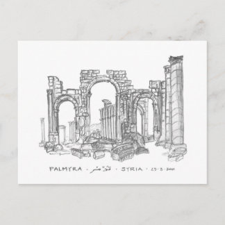 Carte Postale Arc monumental, Palmyre, Syrie